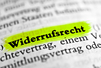 Widerrufsrecht